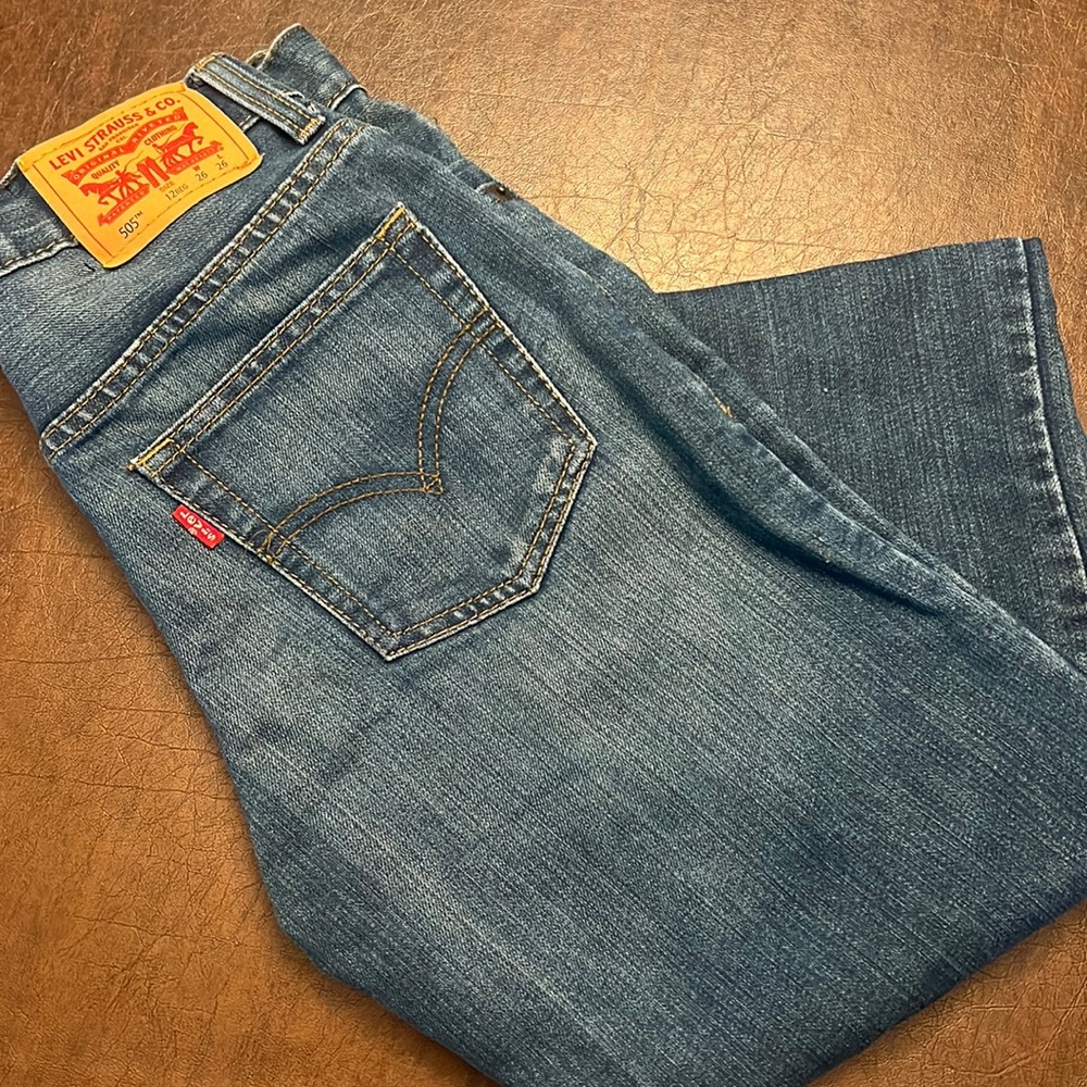 Boys Levi’s 505 Jeans Size 12